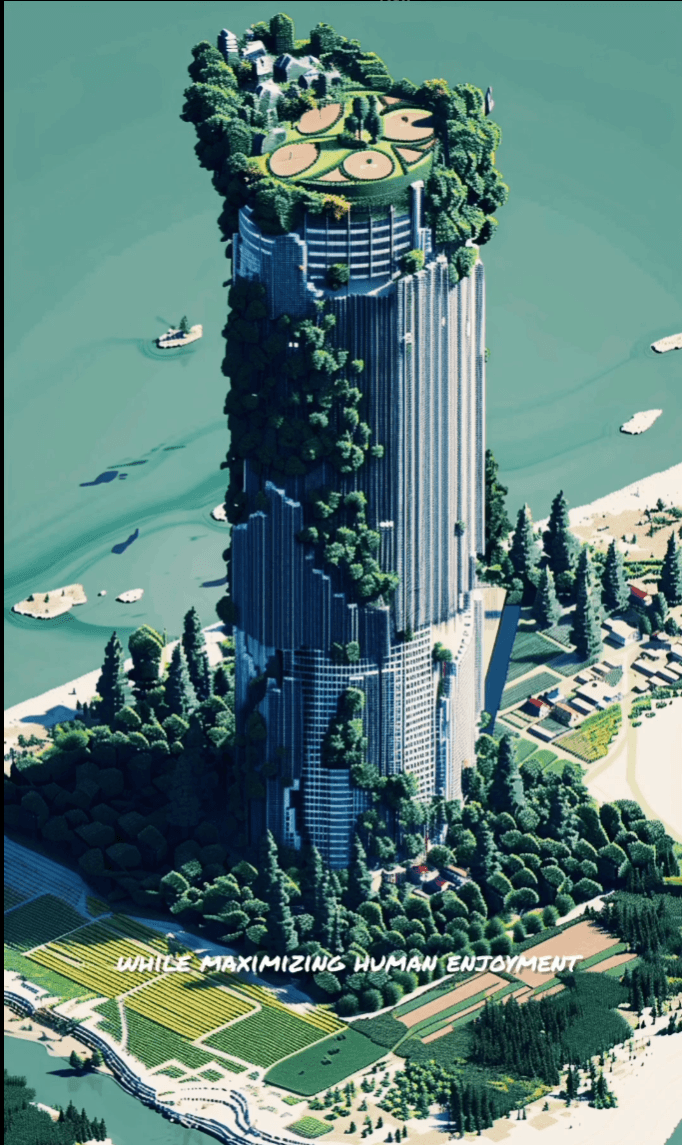 AI generated video art