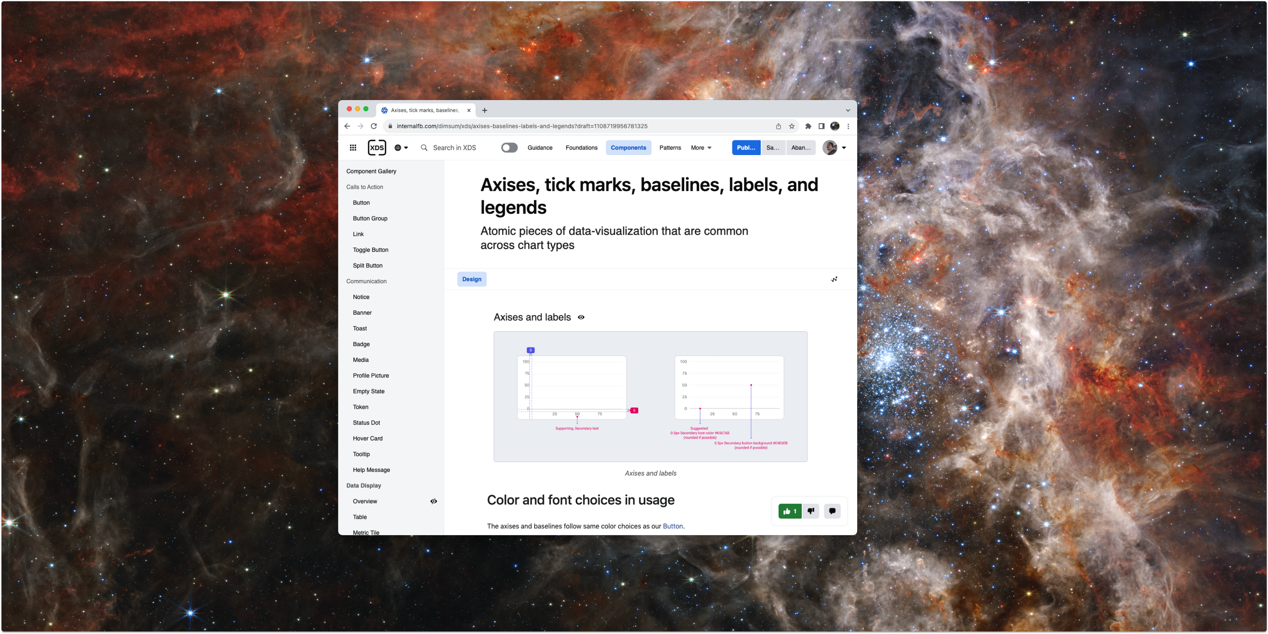 Data visualization example