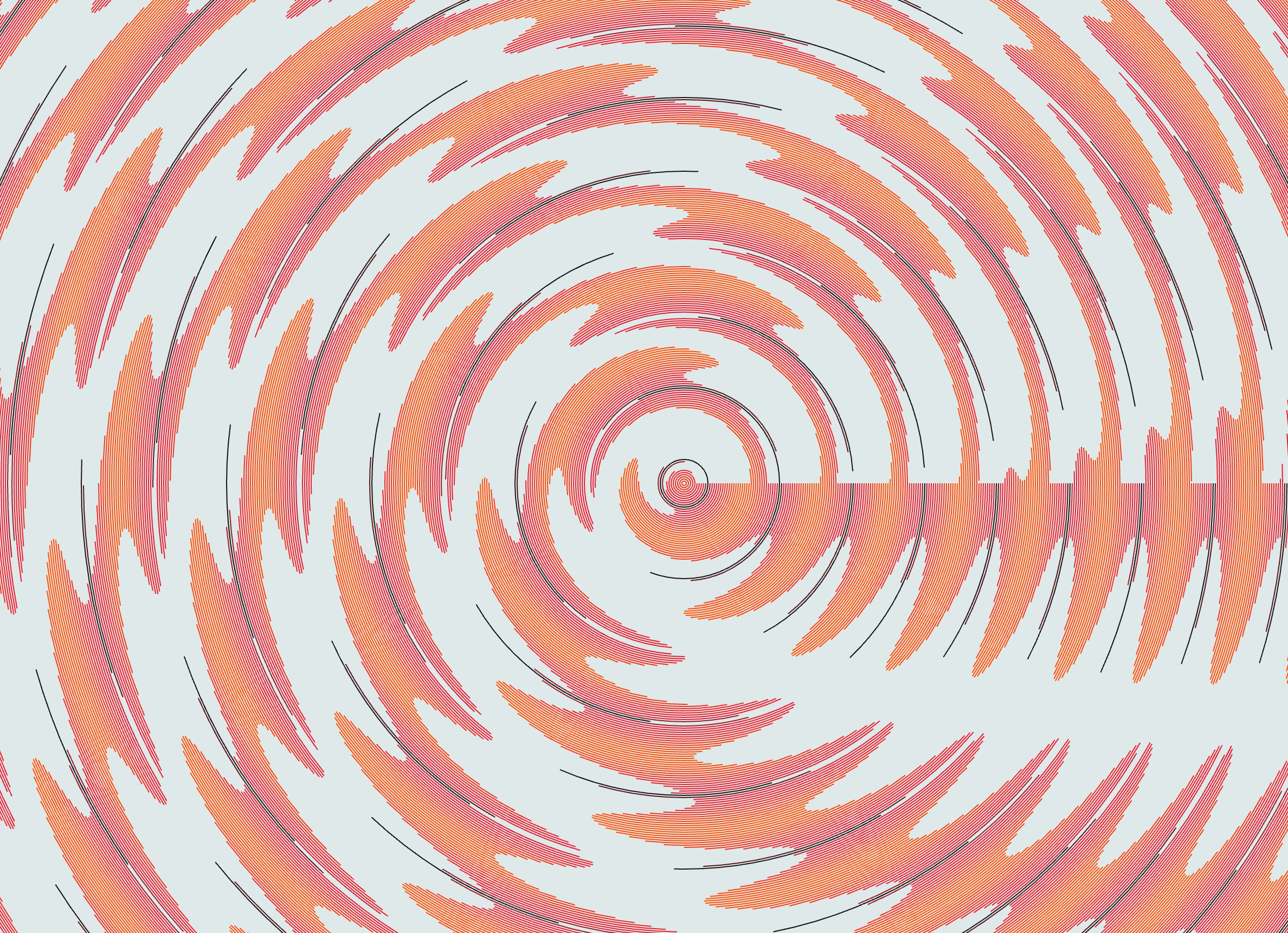 Piece 4: Random chaotic circle generator