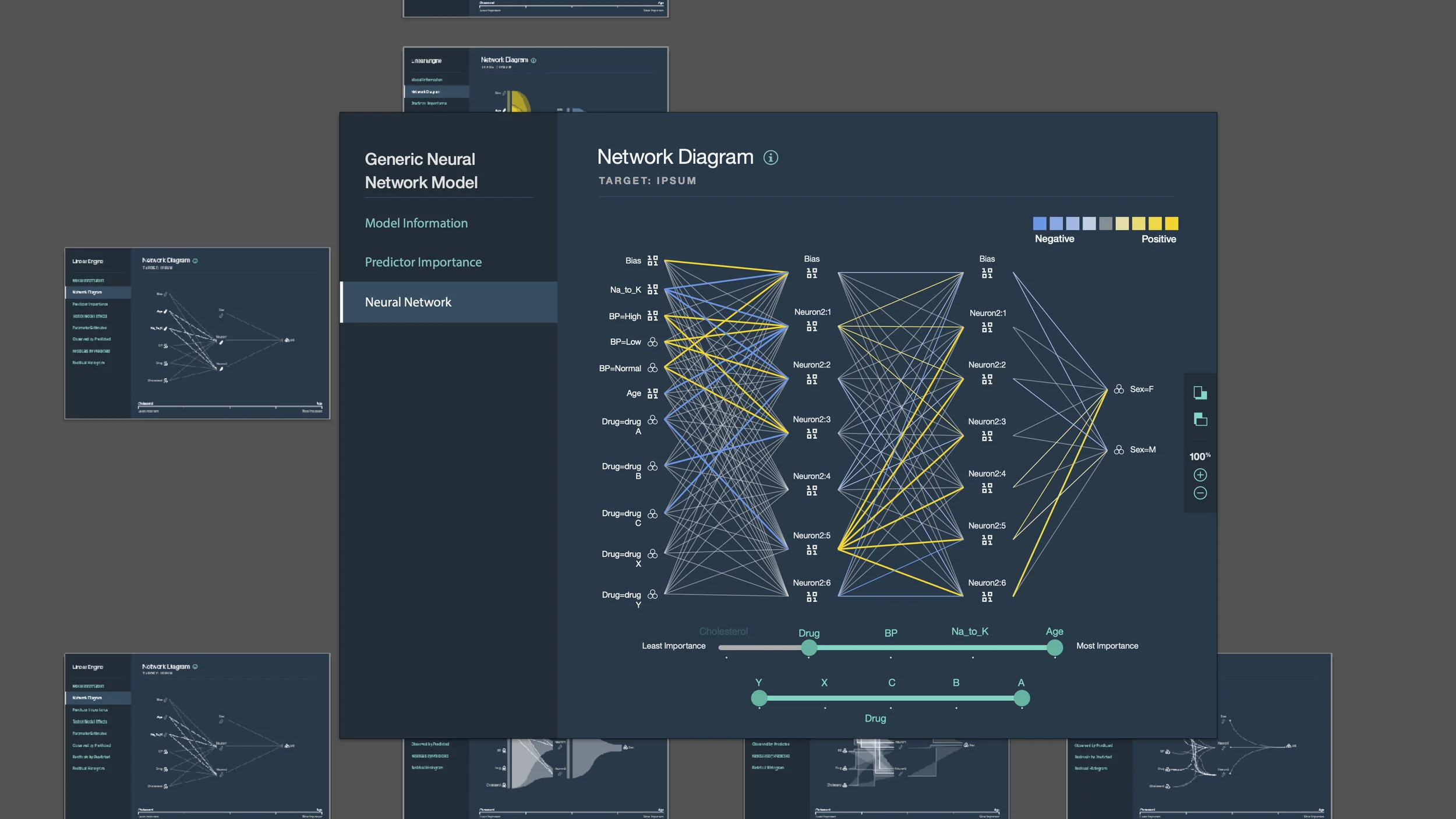 Brusher concept exploring value ranges adjacent to data tables