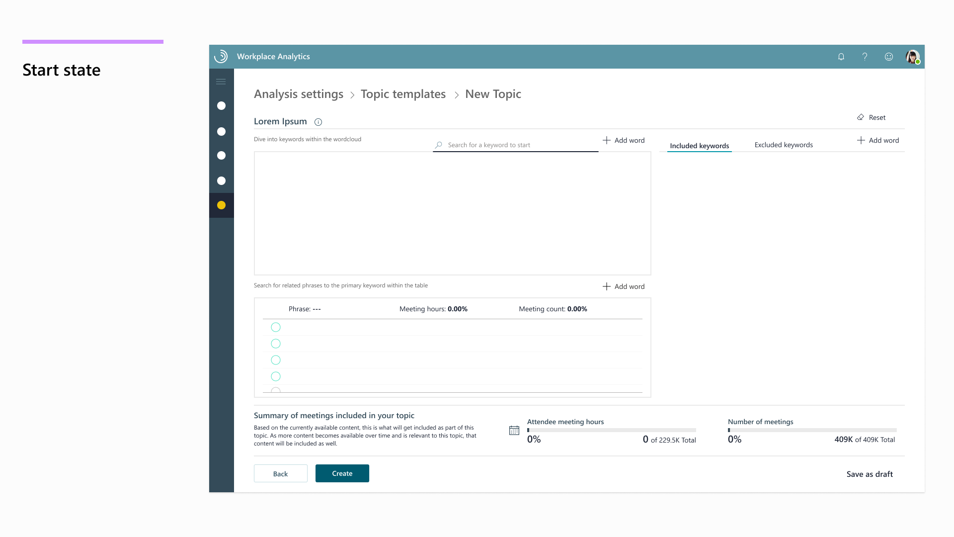 Original step 5 displaying exclusions configuration, part of the lengthy wizard that confused users
