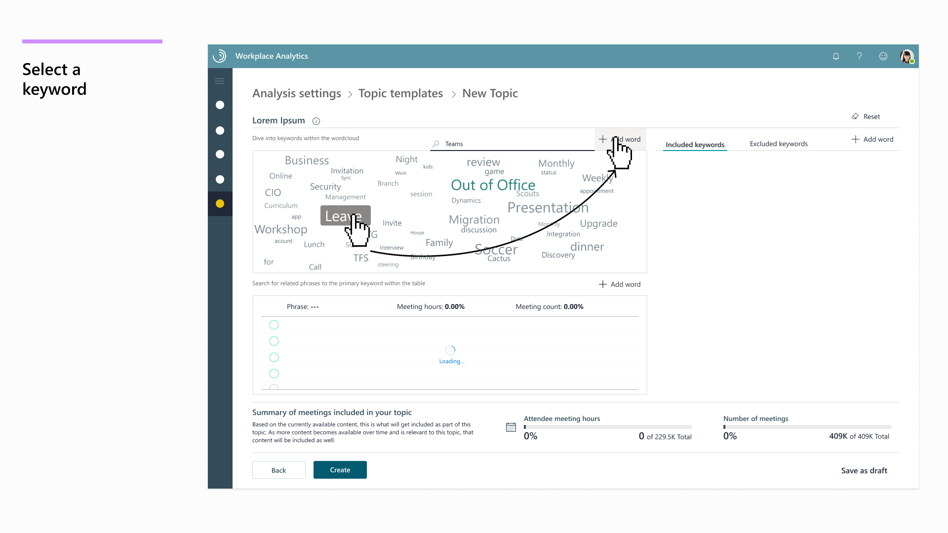 Original step 8 showing additional options, highlighting the complexity of the original multi-step design